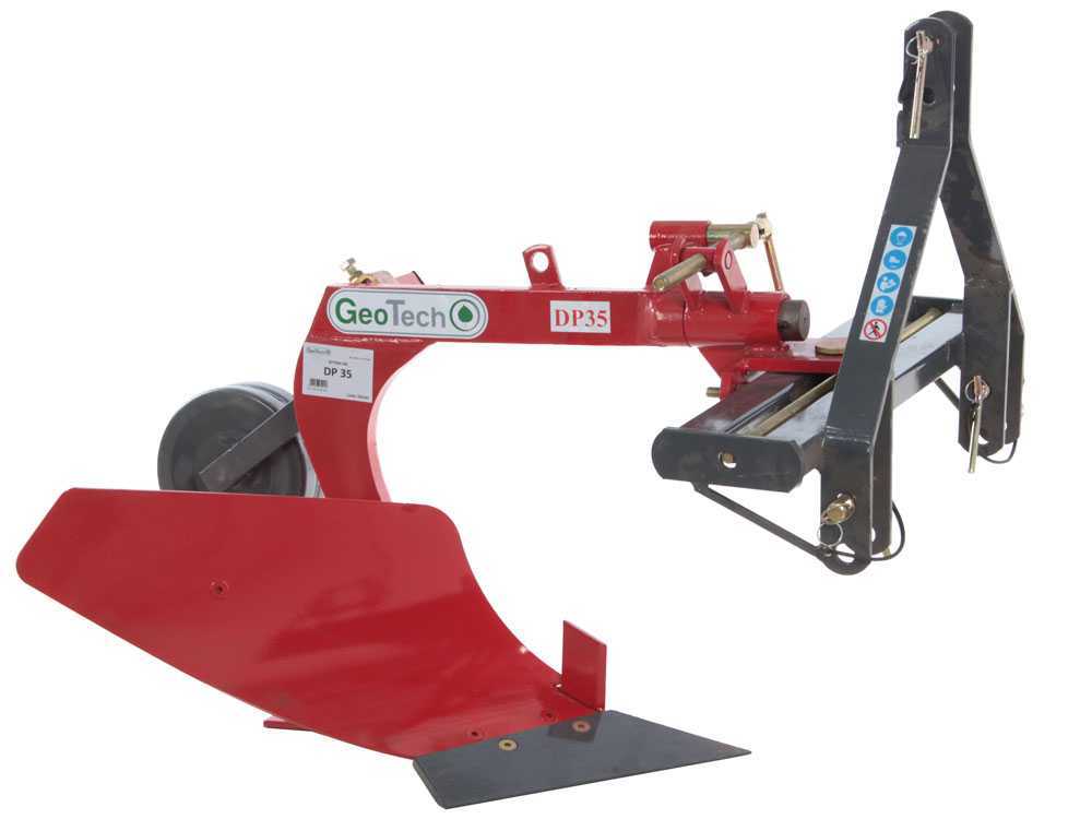 GeoTech DP35 1-scharige ploeg, detail 4