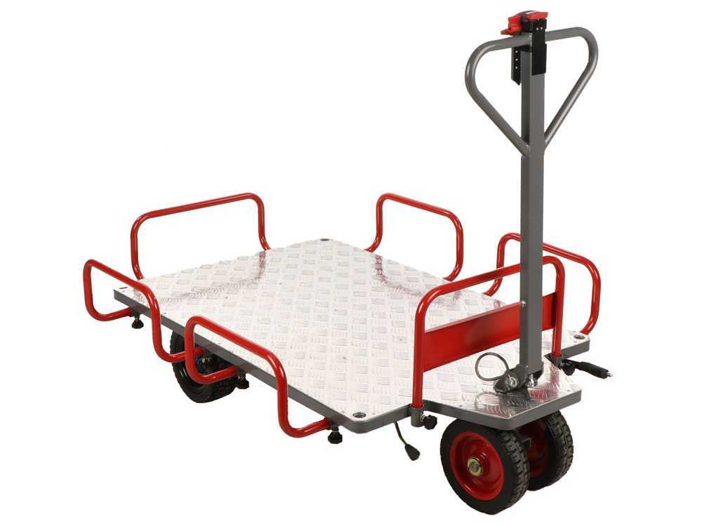 Accu motorkruiwagen laadvermogen 400 kg GeoTech E-Truck 400, 40 V 6 Ah, detail 3