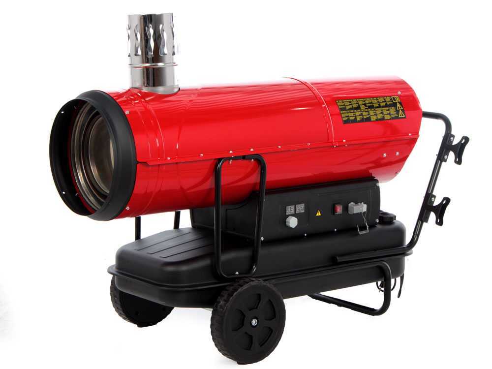 GeoTech IDH 8000 diesel heteluchtkanon 80 kW, indirect gestookt, detail 4