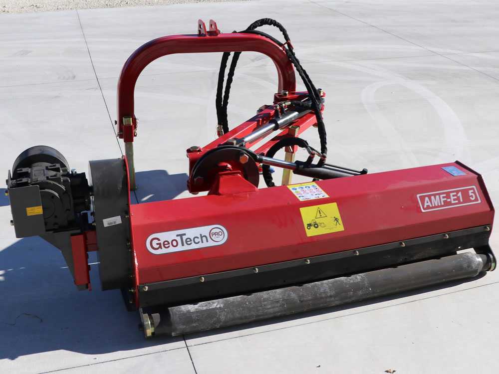 GeoTech Pro AMF-E 125 zijklepelmaaier met arm 125 cm, detail 4