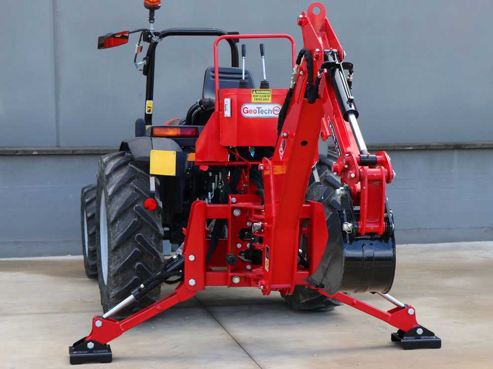GeoTech Pro BHF 175 graafarm voor de trekker, detail 4