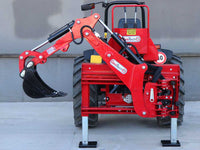 GeoTech Pro BHS 195 graafarm voor de trekker, zijwaarts verschuifbaar, detail 4