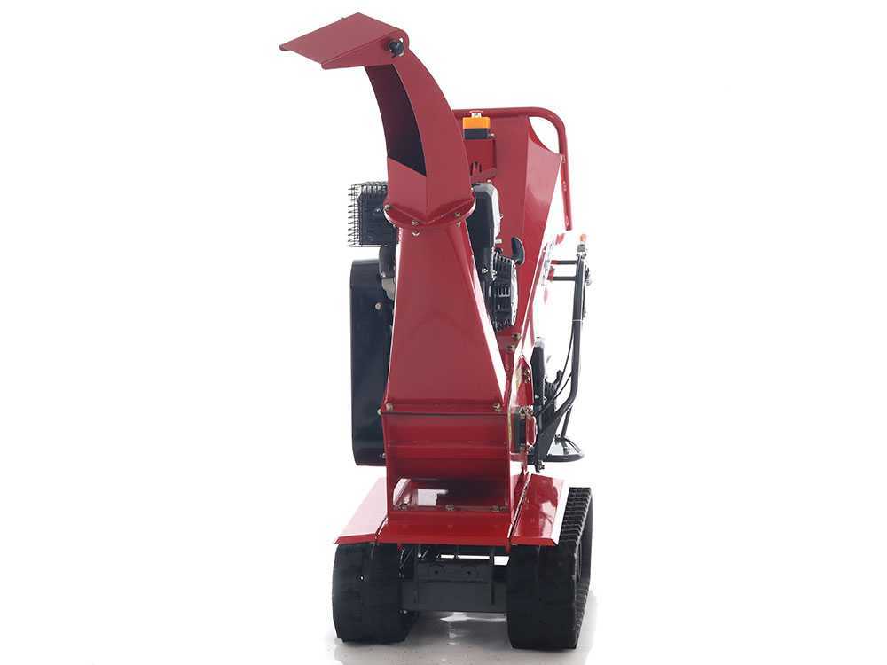 GeoTech Pro BMS155 LE benzine hakselaar, takken tot 90 mm, uitschuifbare bak, detail 4