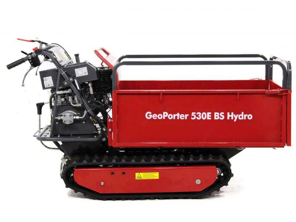 Motorkruiwagen laadvermogen 500 kg GeoTech Pro GeoPorter 530E BS Hydro Motor Wheelbarrow, hydraulisch kiepen, detail 4