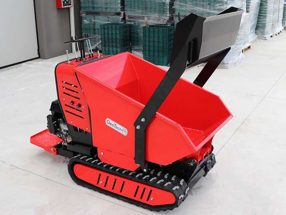 Rupsdumper laadvermogen 500 kg GeoTech Pro Geoporter 550 DHS Hydro, hydraulisch kiepen, detail 4