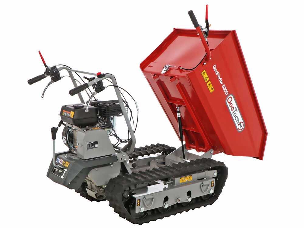 Rupsdumper laadvermogen 600 kg GeoTech Pro GeoPorter 630D, detail 4