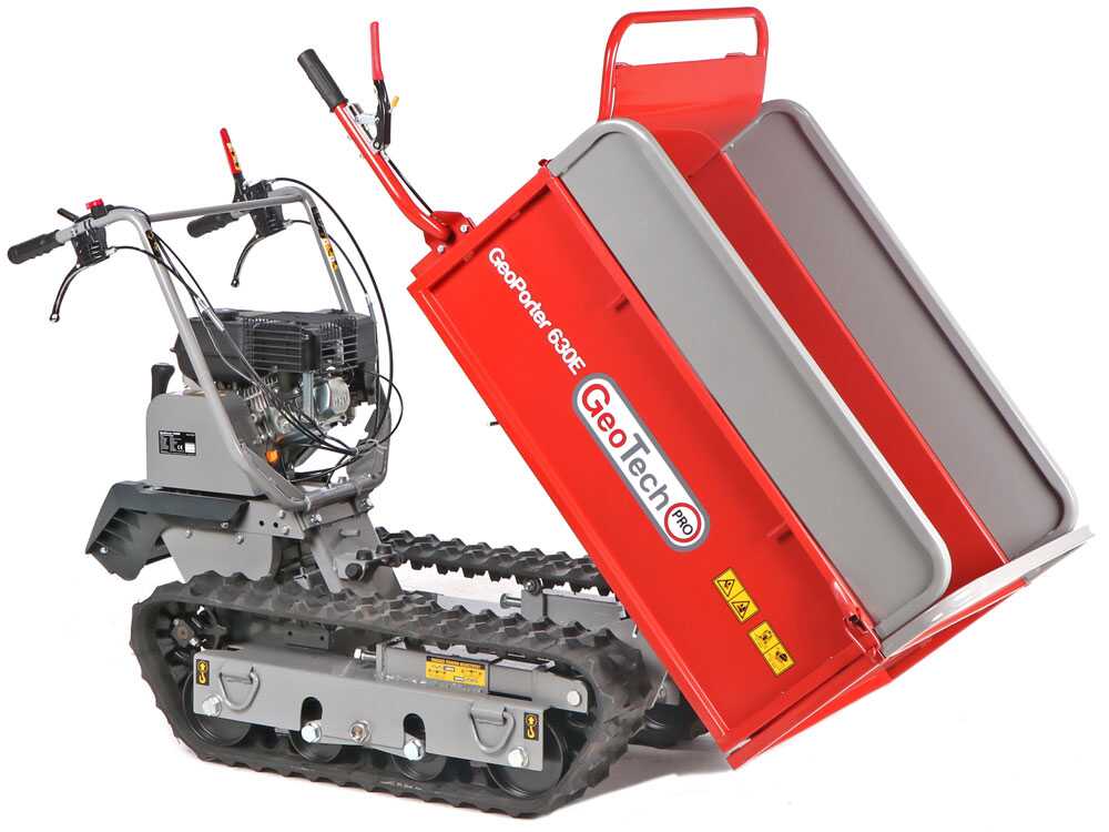 Motorkruiwagen laadvermogen 600 kg GeoTech Pro GeoPorter 630E, detail 3
