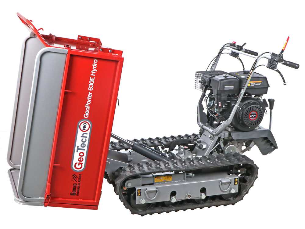 Rupsdumper laadvermogen 600 kg GeoTech Pro GeoPorter 630E Hydro, detail 4