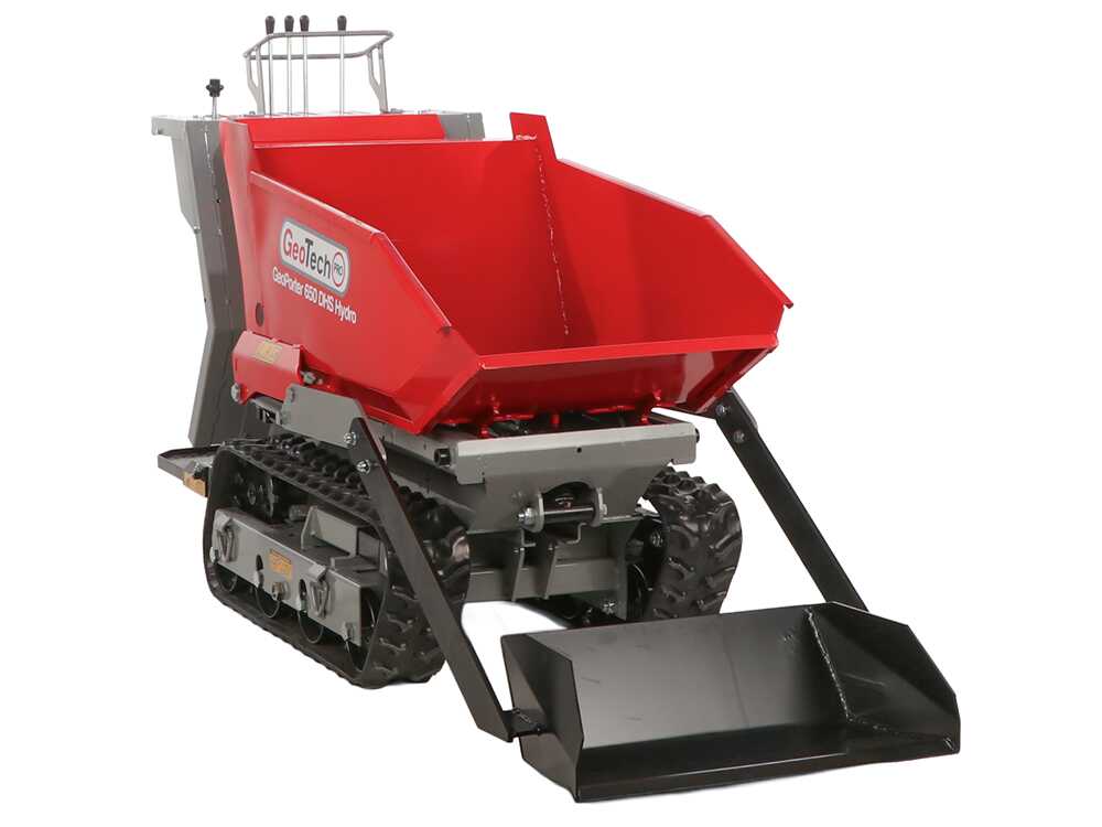 Rupsdumper laadvermogen 650 kg GeoTech Pro GeoPorter 650 DHS Hydro, detail 3