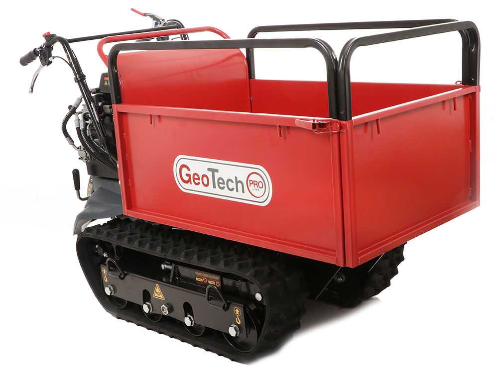 Rupsdumper laadvermogen 500 kg GeoTech Pro GeoPorter H-540E Hydro, detail 4
