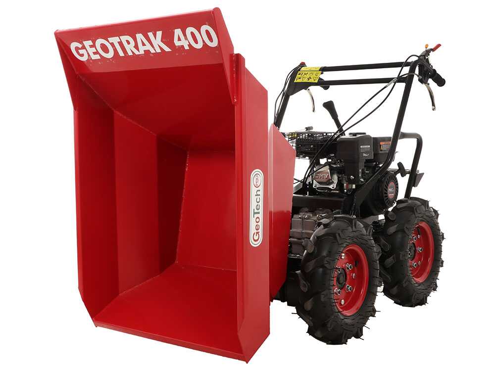 Motorkruiwagen laadvermogen 400 kg GeoTech Pro GEOTRAK 400, 4x4, detail 3