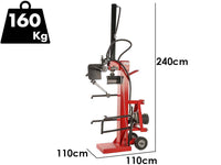 GeoTech Pro LSP 13-100 VT aftakas houtklover, 13 ton, verticaal, detail 3