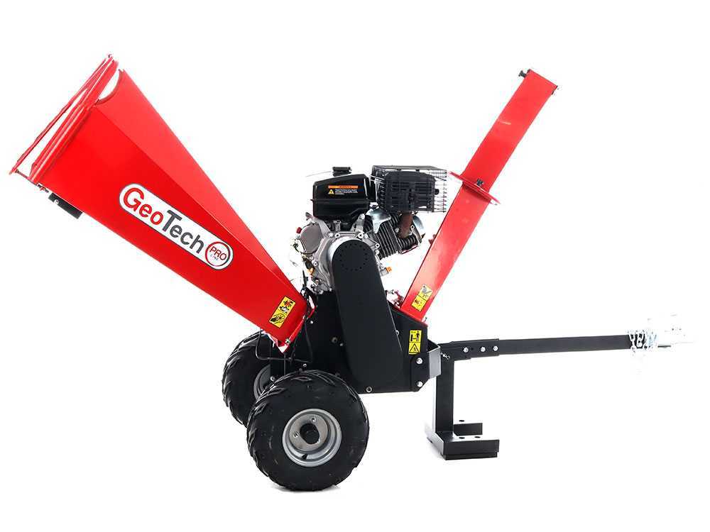 GeoTech Pro PCS 150L benzine hakselaar, takken tot 90 mm, detail 4