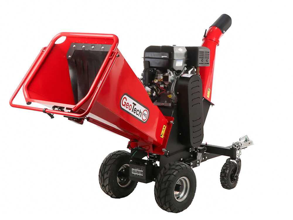GeoTech Pro PCS 160 BSE PRO benzine hakselaar, takken tot 100 mm, detail 4