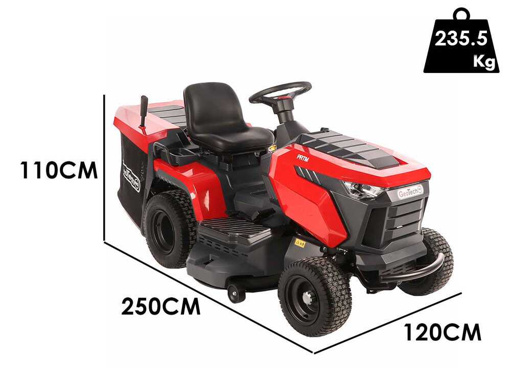 GeoTech Pro PRTM 200-1020 H-CM gazontractor met opvangbak 102 cm, hydrostaat, detail 3