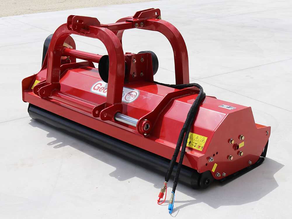 GeoTech Pro RMF200 omkeerbare klepelmaaier 200 cm, hydraulisch verschuifbaar, detail 4