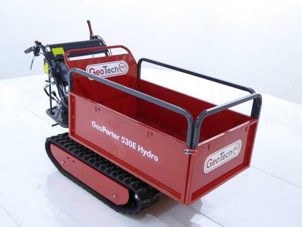 Rupsdumper laadvermogen 500 kg GeoTech Pro GeoPorter 530E Hydro, hydraulisch kiepen, detail 4
