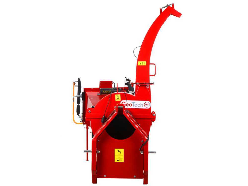 GeoTech Pro WS72RS aftakas hakselaar, takken tot 175 mm, detail 4