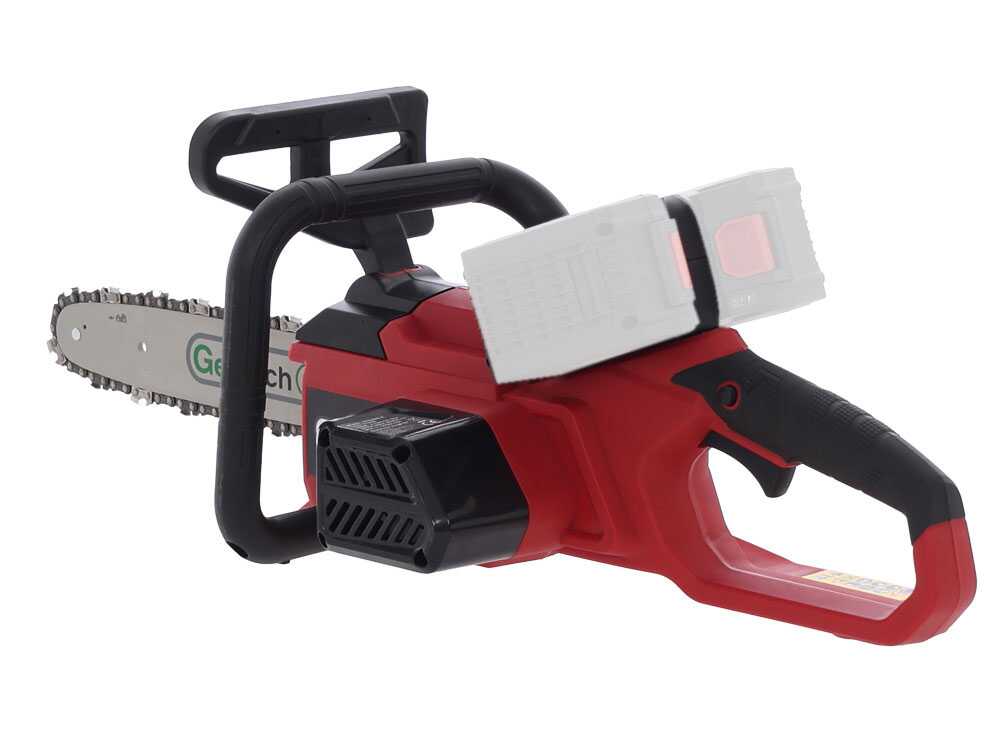 GeoTech X-Line CS-40V accu kettingzaag, zwaard 30 cm, 40 V zonder accu, detail 4