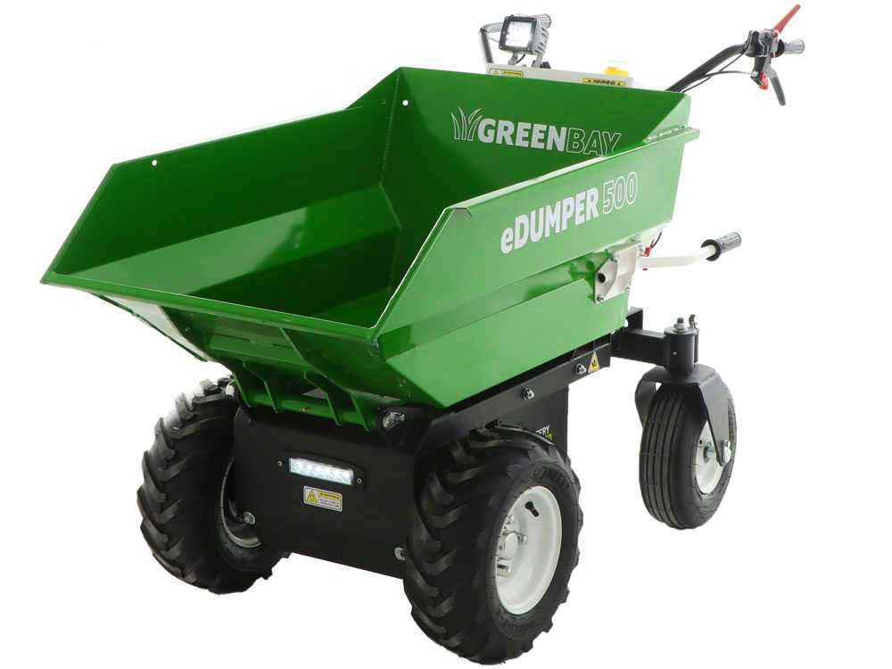 Accu motorkruiwagen laadvermogen 500 kg GreenBay eDUMPER 500, 48 V 32 Ah, detail 3