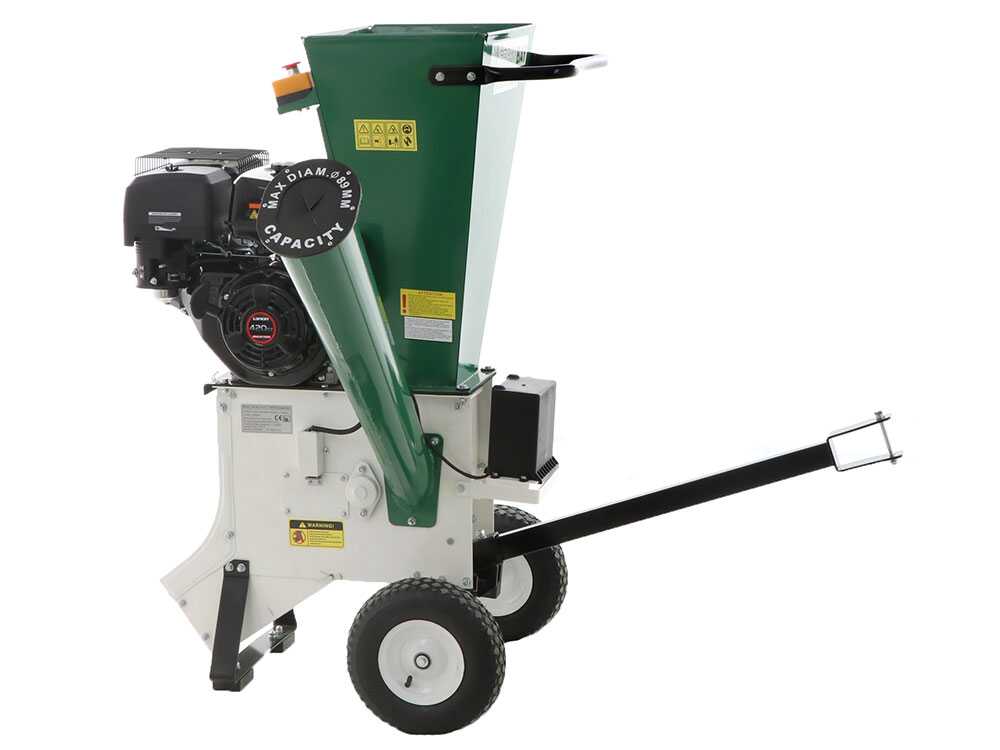 GreenBay GB-WDC 90 LE benzine hakselaar, takken tot 89 mm, detail 3