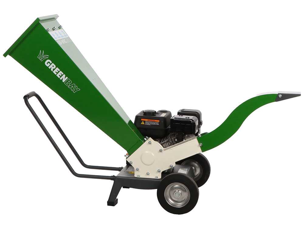 GreenBay GB-WRC 50 L benzine hakselaar, takken tot 50 mm, detail 3