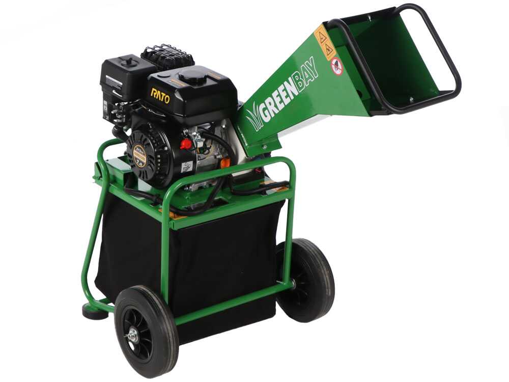 GreenBay GB-WRC 55 RB benzine hakselaar, takken tot 50 mm, detail 3