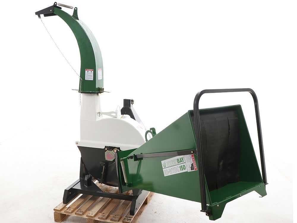 GreenBay GB-WTDC 150 aftakas hakselaar, takken tot 150 mm, detail 4