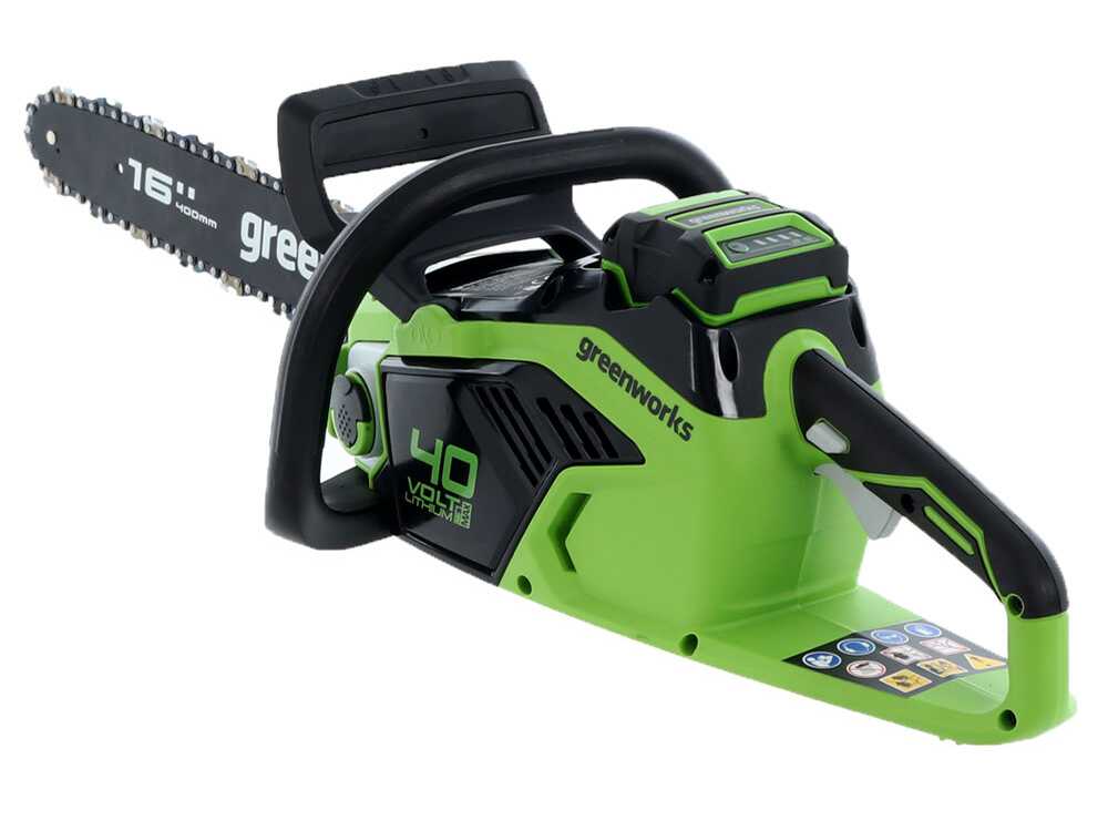 Greenworks GD40CS18 accu kettingzaag, zwaard 40 cm, 40 V 4 Ah, detail 3