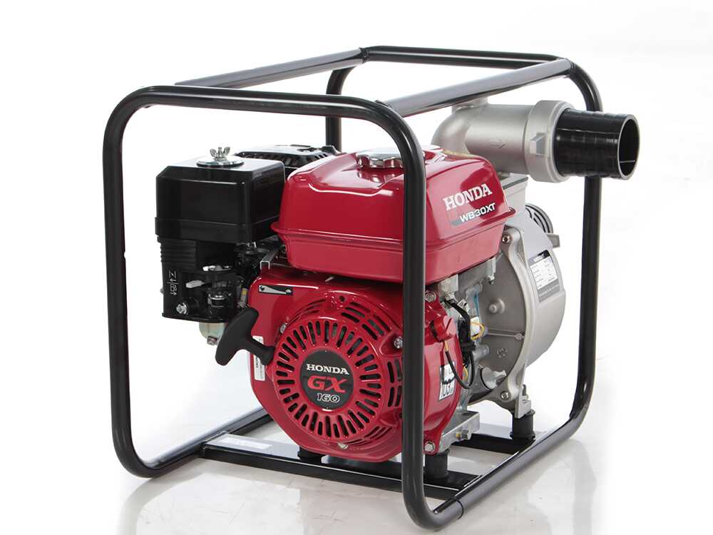 Honda WB30 benzine motorpomp, aansluiting 80 mm, detail 4