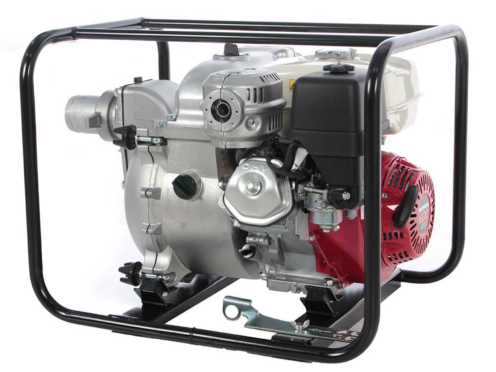 Honda WT30 benzine motorpomp voor vuil water, aansluiting 80 mm, detail 4