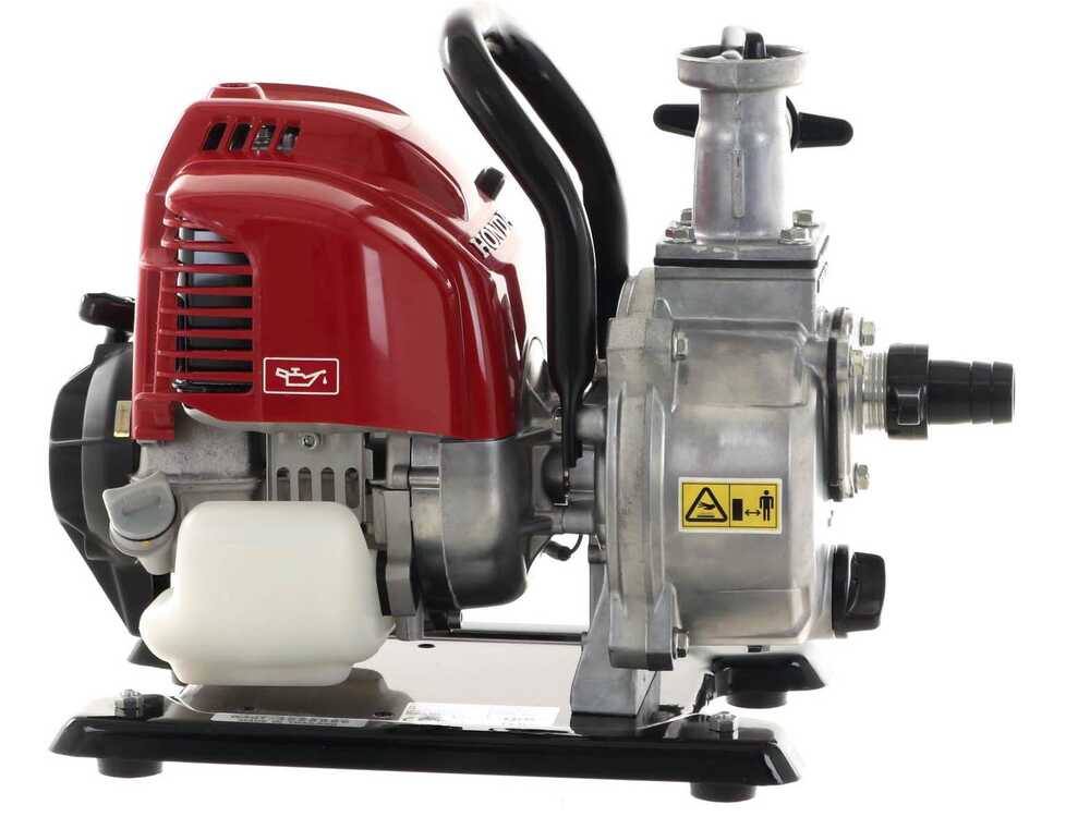 Honda WX10T benzine motorpomp, aansluiting 25 mm, detail 3