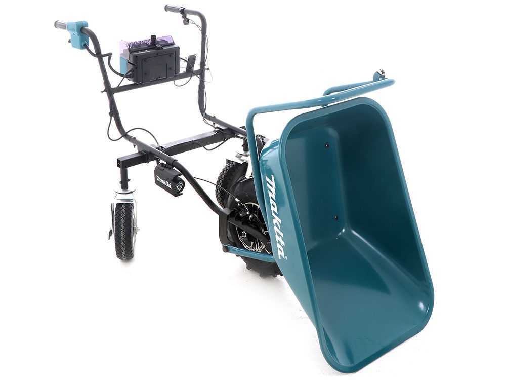 Accu motorkruiwagen laadvermogen 130 kg Makita DCU180, 18 V 5 Ah (K503920), detail 4