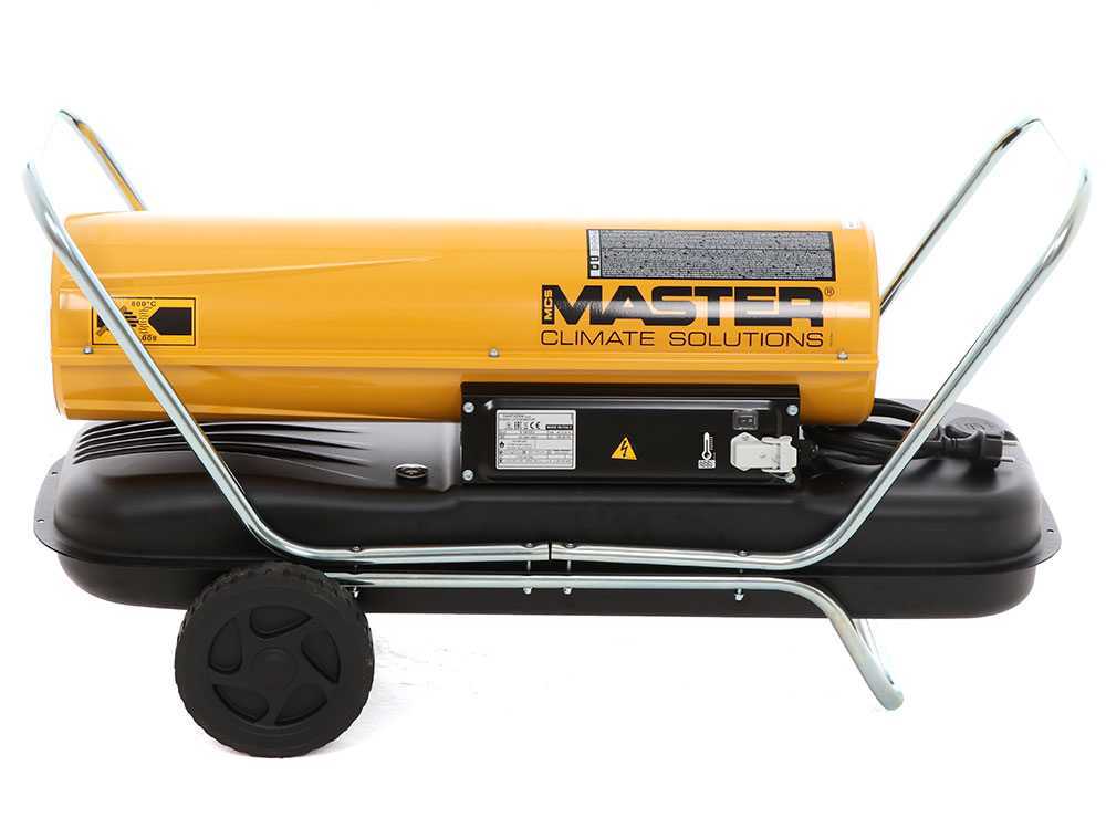 Master B 150 diesel heteluchtkanon 44 kW, direct gestookt, detail 4