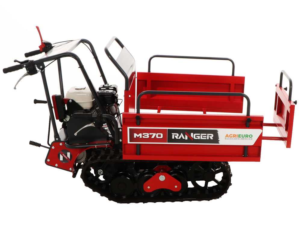 Rupsdumper laadvermogen 350 kg AgriEuro Premium Ranger M370-E Extendable, motor Honda GX160, detail 4