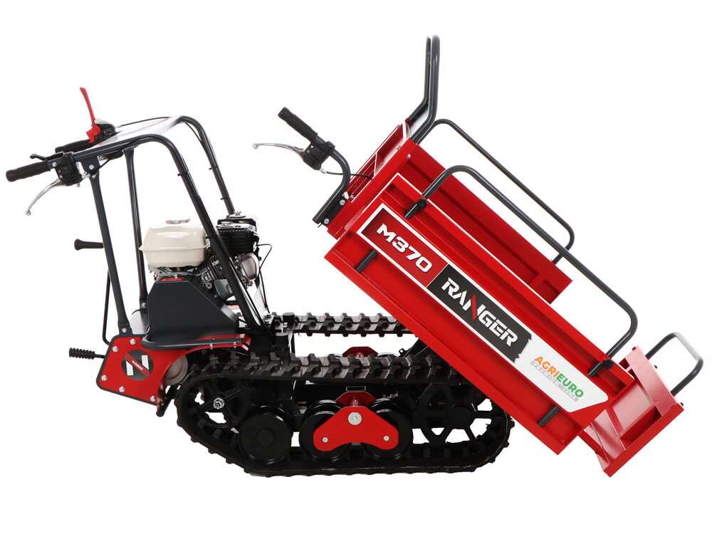 Rupsdumper laadvermogen 350 kg AgriEuro Premium Ranger M370 Extendable, motor Honda GX160, detail 4