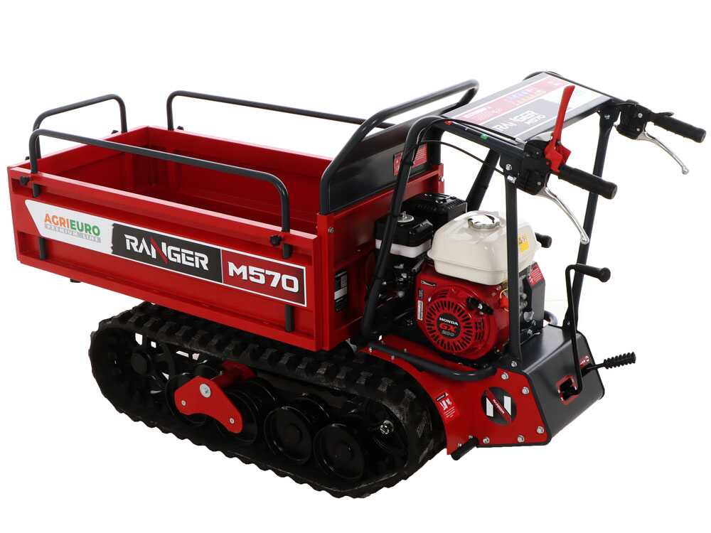Rupsdumper laadvermogen 500 kg AgriEuro Premium Ranger M570 Extendable, motor Honda GX200, detail 4