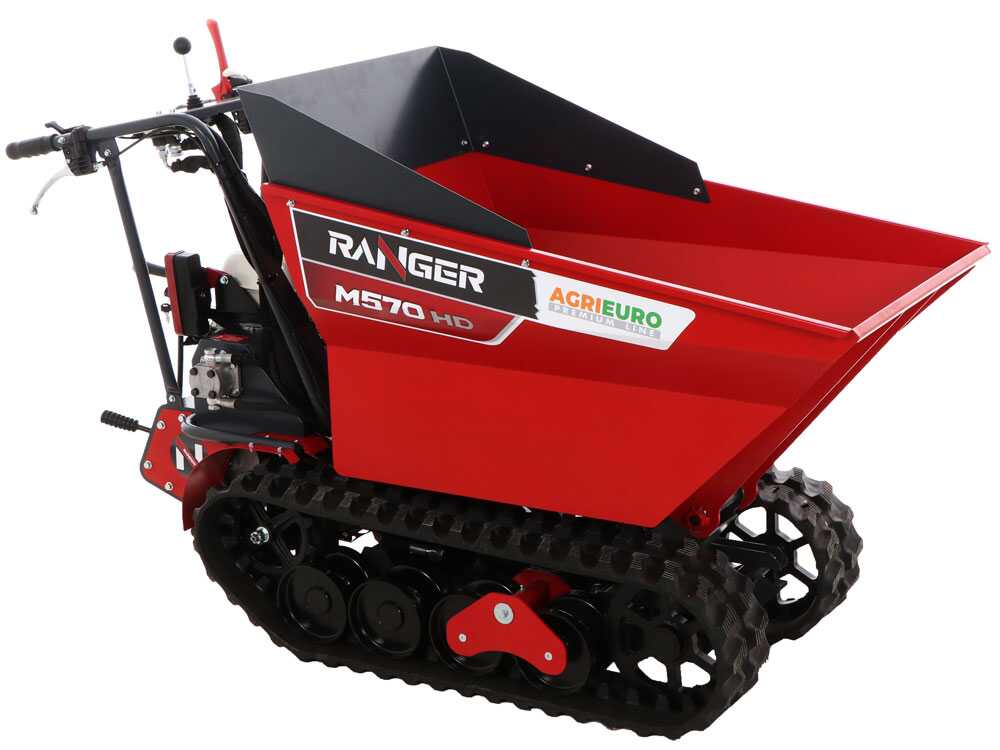 Rupsdumper laadvermogen 500 kg AgriEuro Premium Ranger M570 HD-E, motor Honda GX200, detail 4