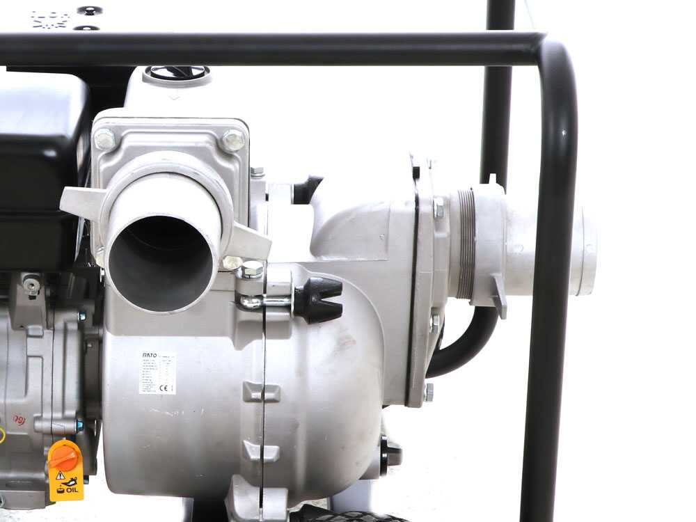 Rato RT100NB26 benzine motorpomp voor vuil water, detail 3