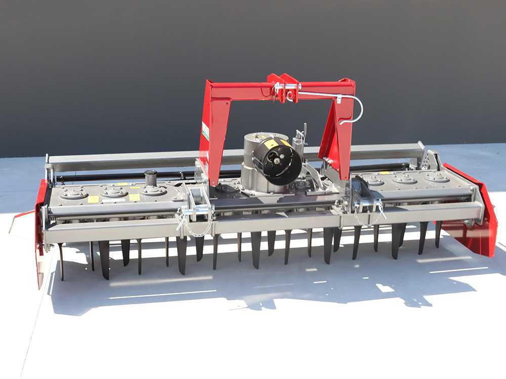 AgriEuro TOP-LINE RF250 rotorkopeg 250 cm, zware serie, kooirol, detail 4