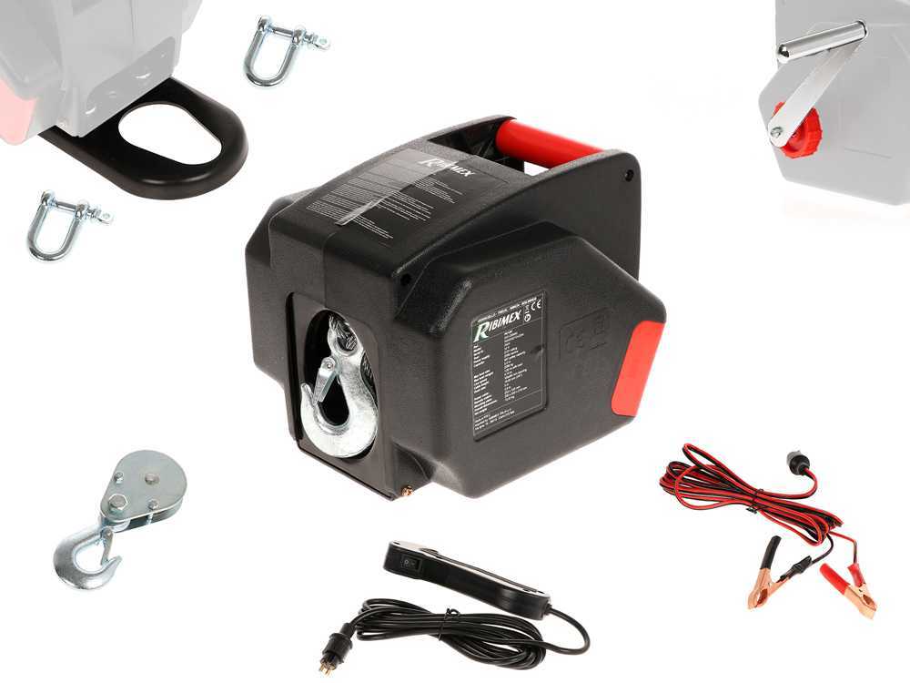 Ribimex PE12V accu lier, met afstandsbediening, detail 3