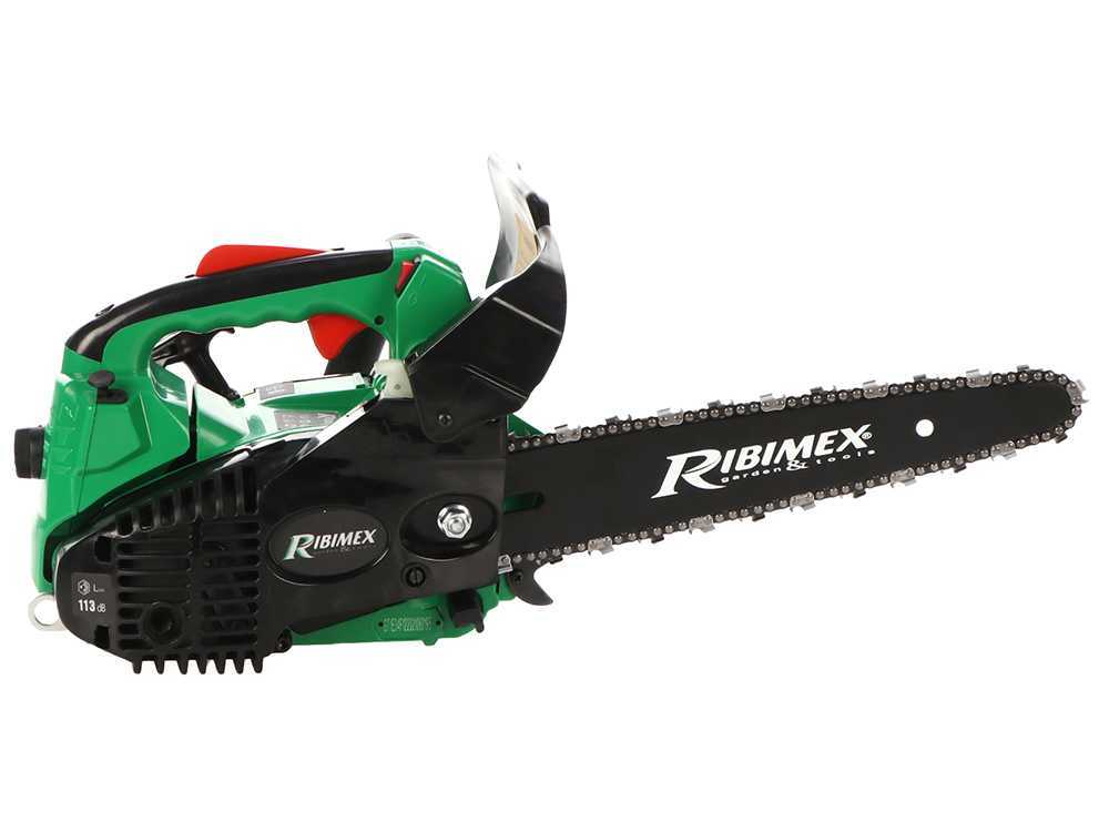 Ribimex PRTRT301/LC benzine kettingzaag voor snoeien, zwaard 30 cm, detail 3