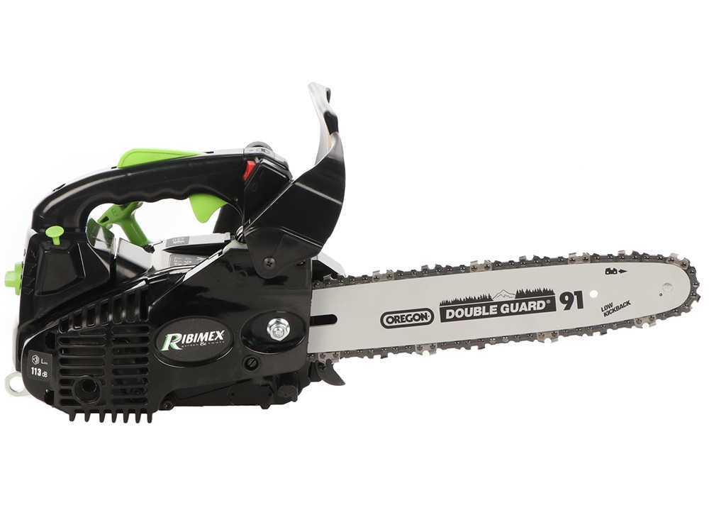 Ribimex PRTRT301PRO benzine kettingzaag voor snoeien, zwaard 30 cm, detail 3