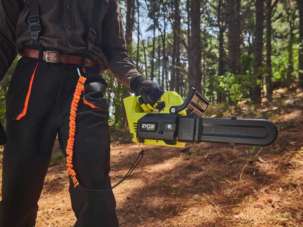 Ryobi RY36THCSX30A-140 accu kettingzaag, zwaard 30 cm, 36 V 4 Ah, detail 4