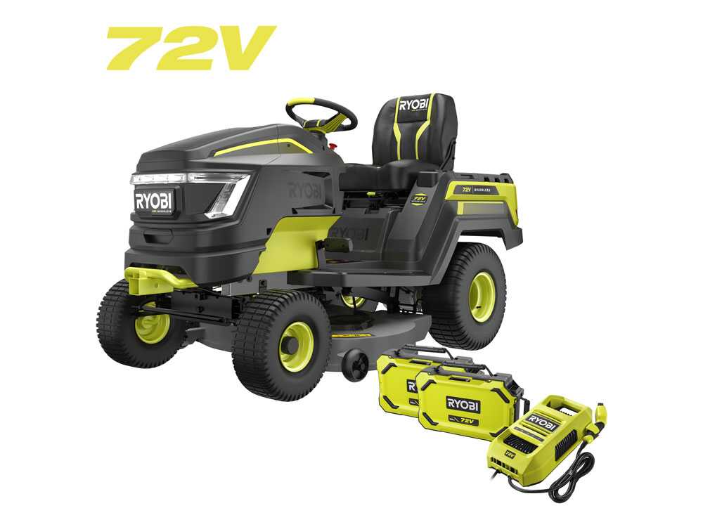 Ryobi RY72TMX107-210 accu-zitmaaier met zijuitworp 107 cm, automaat, detail 4