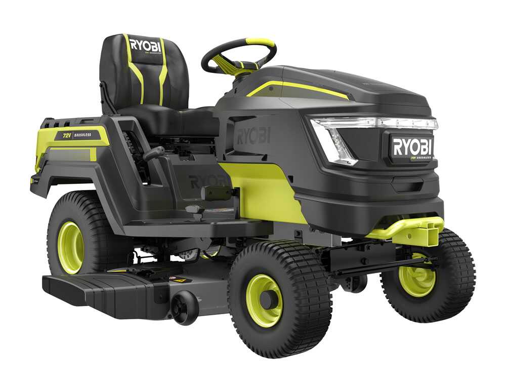 Ryobi RY72TMX117-310 accu-zitmaaier met zijuitworp 117 cm, automaat, detail 4