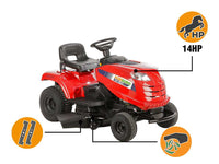 AgriEuro TOP-LINE SD 98 zitmaaier met zijuitworp 98 cm, versnellingsbak, detail 3