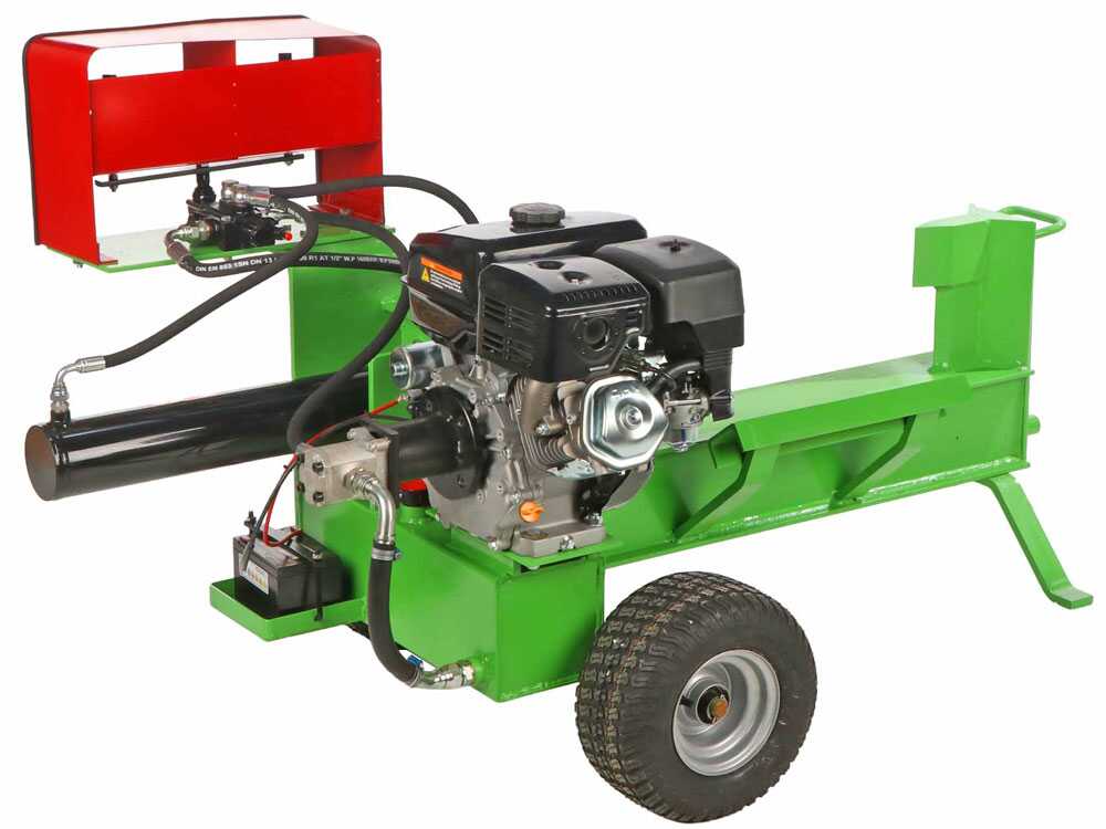 Seven Italy T-20 benzine houtklover, 20 ton, horizontaal, detail 3