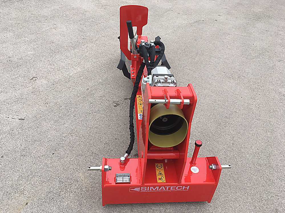 Simatech S350 aftakas houtklover, 35 ton, horizontaal, slag 800 mm, detail 4