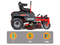 Snapper EZX107 accu-zero-turn zitmaaier 107 cm, automaat, detail 3